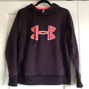 Ladies Small Deep Purple Under Armour Cold Gear Hoodie